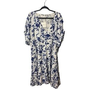 NWT WRAY Beatrice Dress in Pottery Floral in Size 3X